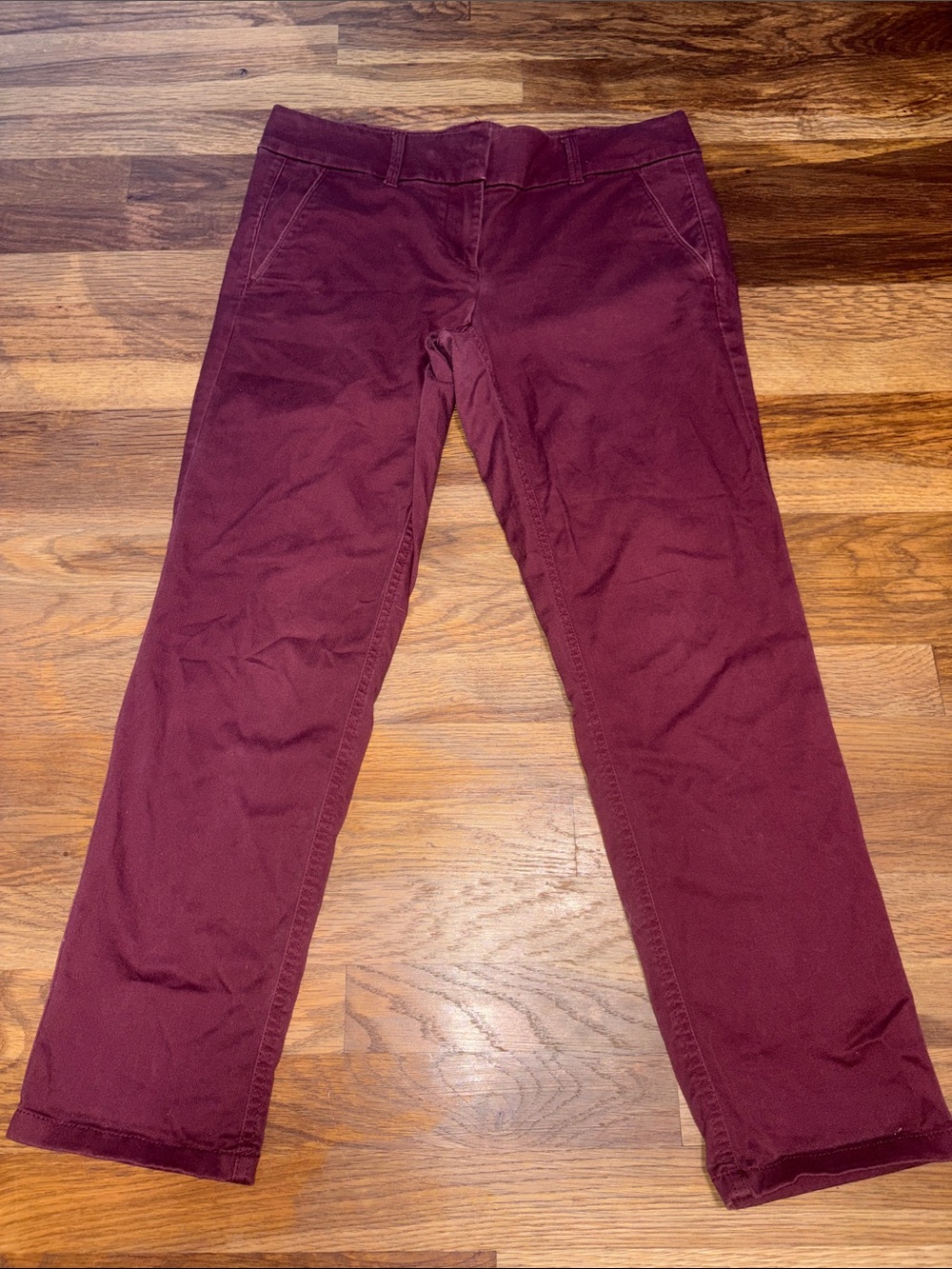 LOFT modern chino crop pants